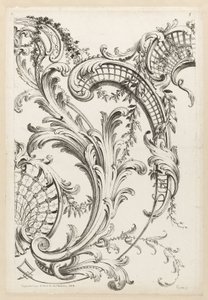 Shell Cartouches og Acanthus Leaf -motiv